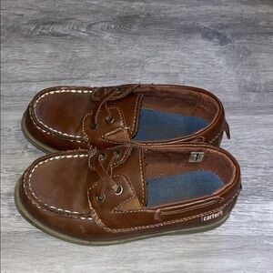 Carter's Tan Kids Moccasins